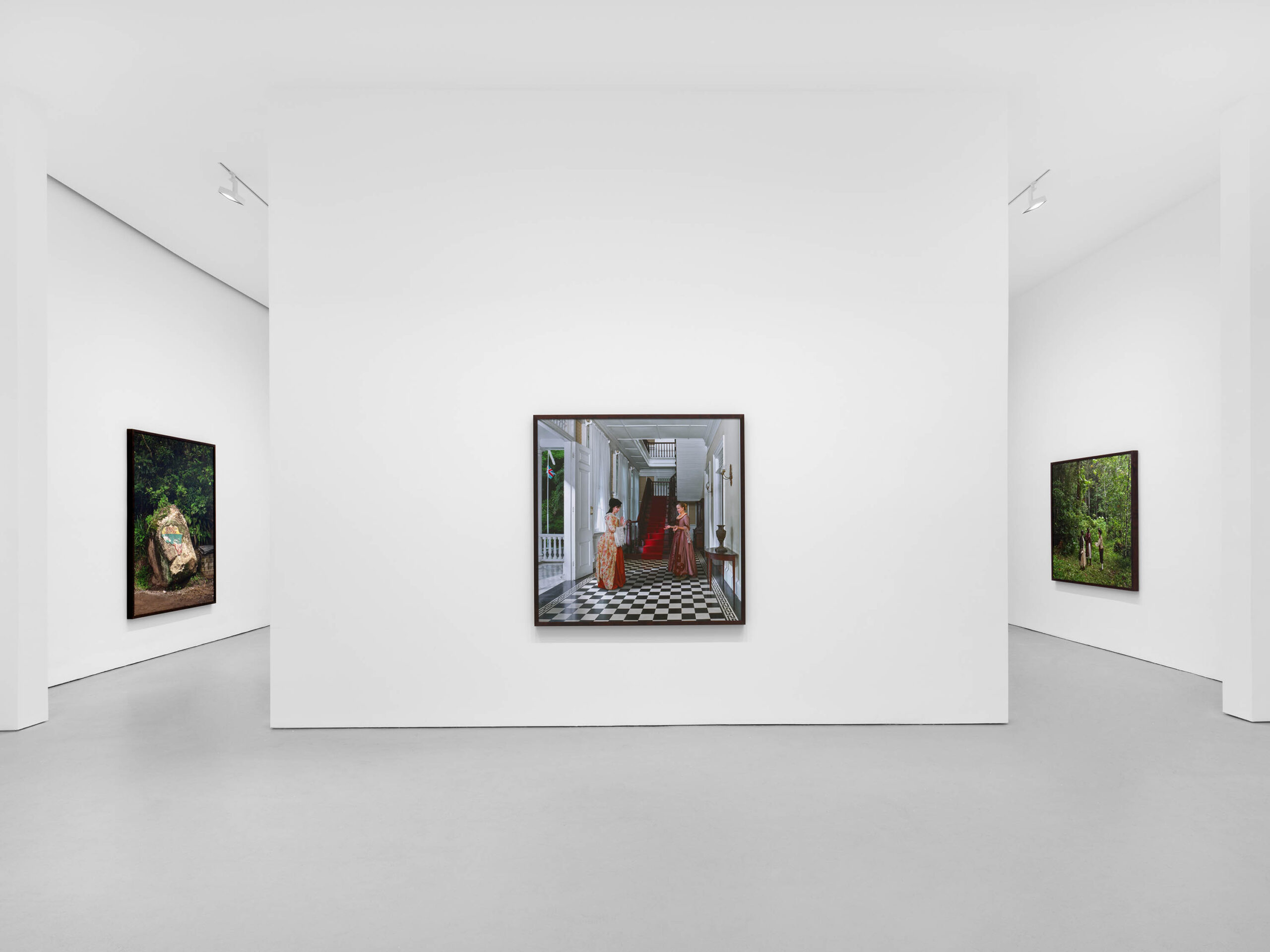 Installation view, Stan Douglas: The Enemy of All Mankind, David Zwirner, New York, September 12—October 26, 2024. Courtesy David Zwirner